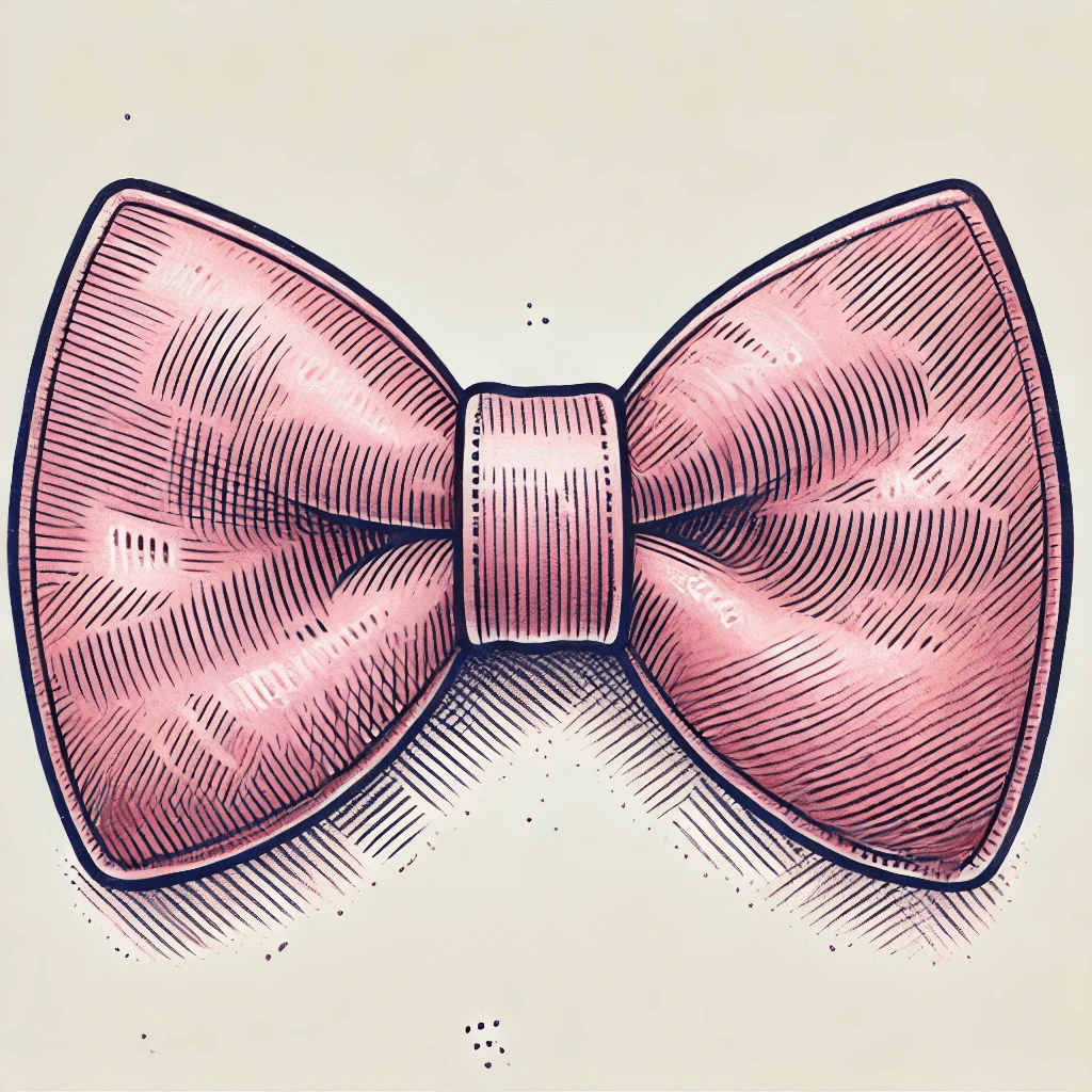 Pink Bow Tie