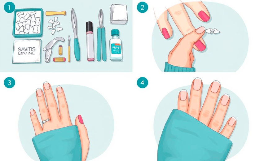 Different Types of Artificial Nail Tips