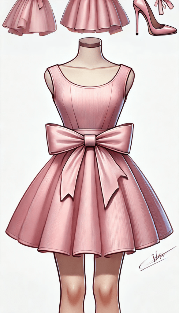 Pink Bow Dress